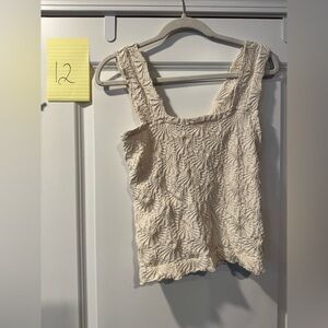 Cream Tank Top